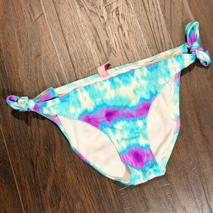 Victoria's Secret Blue and Purple Bikini Bottom
